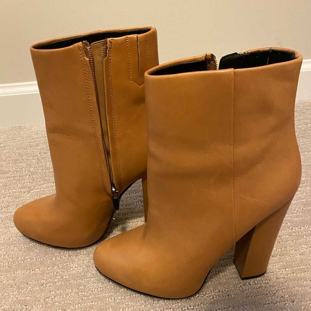 Aldo leather ankle booties
